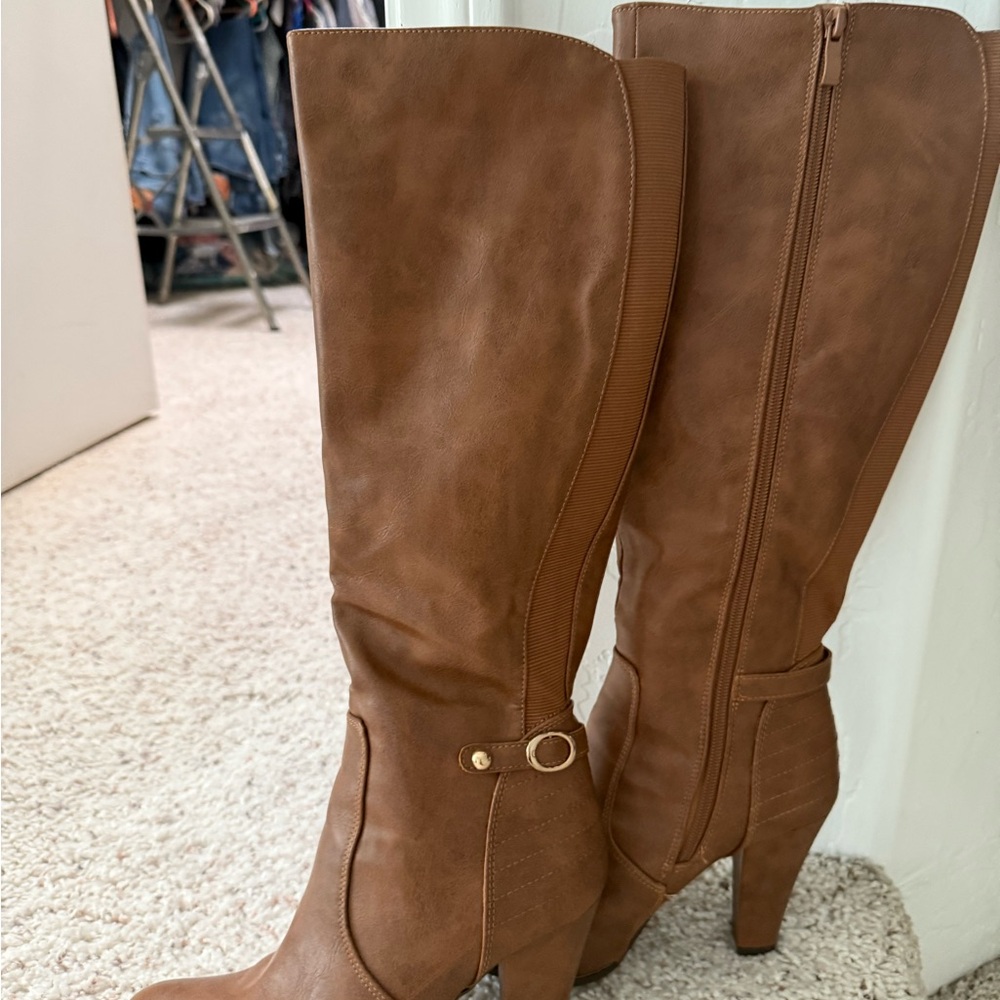Forever New over Calf Suede Knee-High Women's Boots- Brand New!